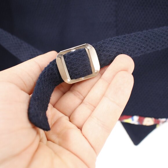 A Fish Named Fred Vest Men's 40 Got Hooked V Neck Button Up Waistcoat gilet blue - Picture 6 of 14